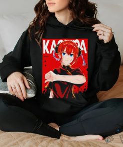 Original Kagura Gintama red comic Sorachi Hideaki shirt