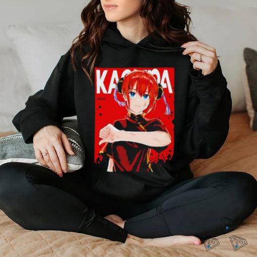 Original Kagura Gintama red comic Sorachi Hideaki shirt