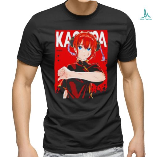 Original Kagura Gintama red comic Sorachi Hideaki shirt