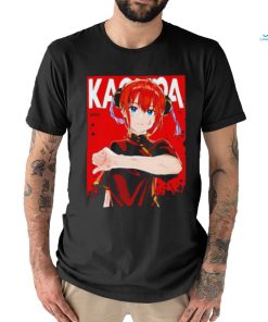 Original Kagura Gintama red comic Sorachi Hideaki shirt