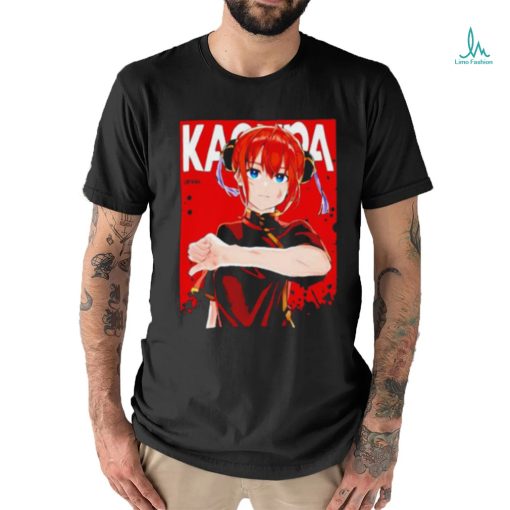 Original Kagura Gintama red comic Sorachi Hideaki shirt