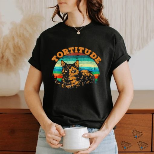 Original tortitude cat torties are feisty tortoiseshell kitty shirt