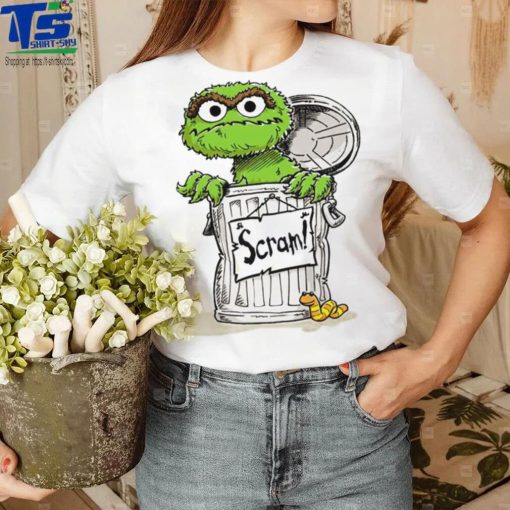 Oscar The Grouch Scram Sesame Street art shirt