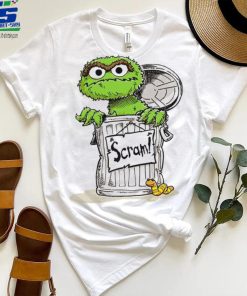 Oscar The Grouch Scram Sesame Street art shirt