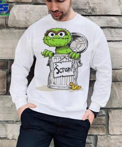 Oscar The Grouch Scram Sesame Street art shirt