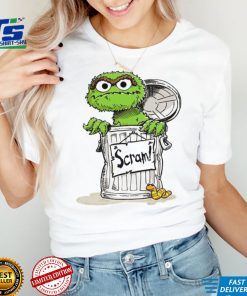 Oscar The Grouch Scram Sesame Street art shirt