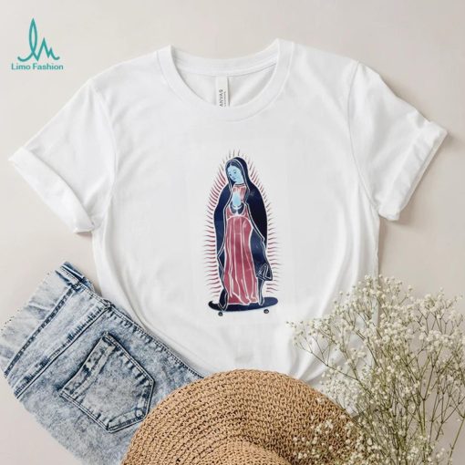 Our Lady Of Guadalupe On Skateboard Shirt