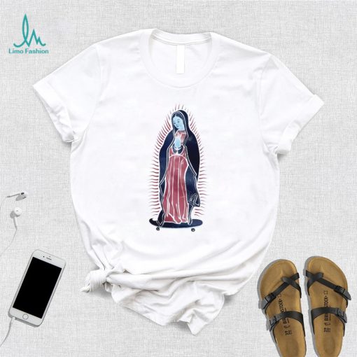 Our Lady Of Guadalupe On Skateboard Shirt