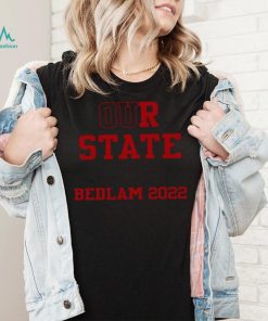 Our State Bedlam 2023 Gabby Gregory logo T shirt