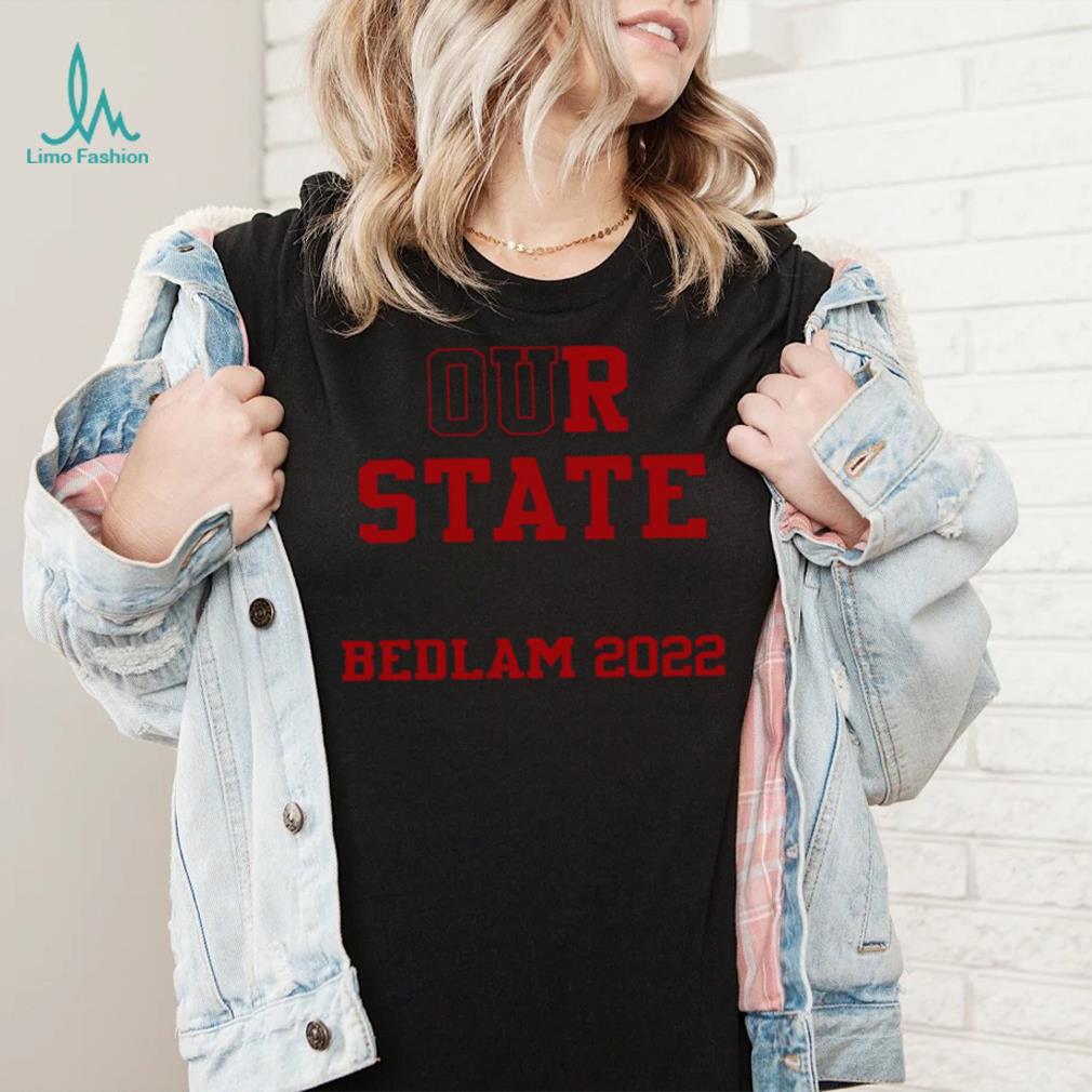 Our State Bedlam 2023 Gabby Gregory logo T shirt - Limotees