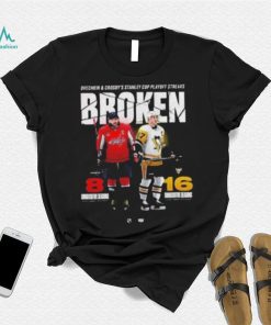 Ovechkin And Crosby Stanley Cup Playoff Streaks Broken Capitals Vs Penguins shirt