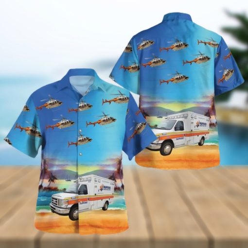 Pafford Emergency Medical Services Louisiana Fleet Hawaiian Shirt