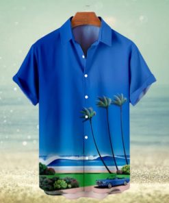 Palm Beach Pattern Men’s Short Sleeve Hawaii Shirts