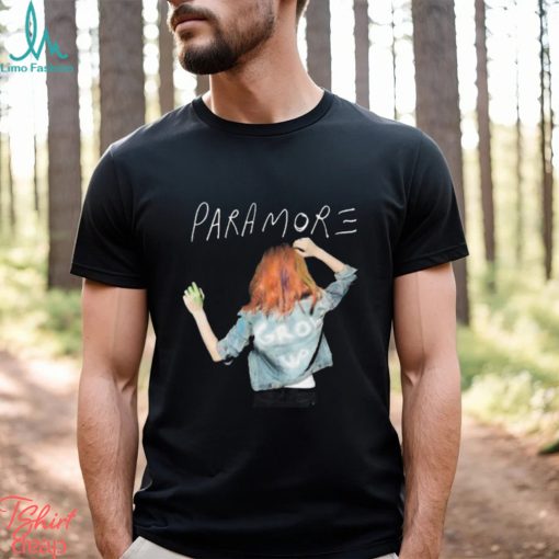 Paramore merch denim back t shirt