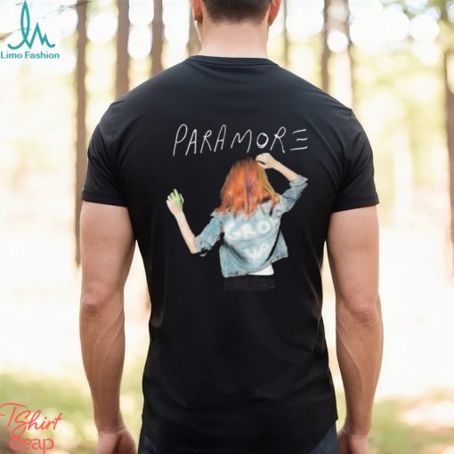Paramore merch denim back t shirt