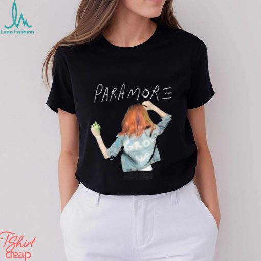 Paramore merch denim back t shirt