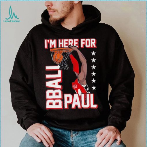 Paul Reed I’m Here For BBall Paul Dunk Shirt