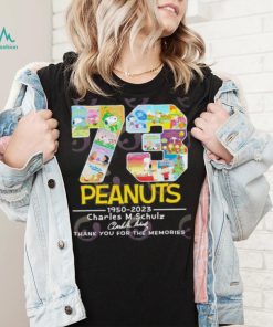 Peanuts 1950 – 2023 Charles M.Schulz Thank You For The Memories T Shirt