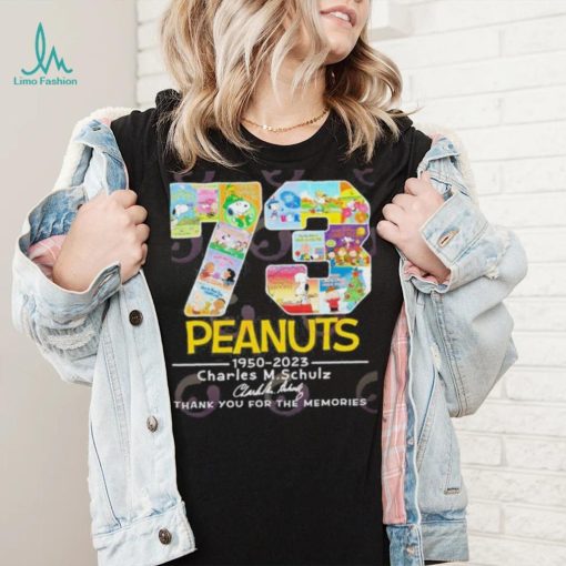 Peanuts 1950 – 2023 Charles M.Schulz Thank You For The Memories T Shirt
