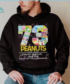 Peanuts 1950 – 2023 Charles M.Schulz Thank You For The Memories T Shirt