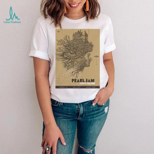 Pearl jam budapest Hungary 2022 poster tee