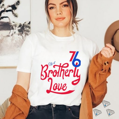 Philadelphia 76ers The City Of Brotherly Love NBA Playoff 2023 logo shirt