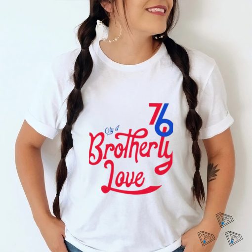 Philadelphia 76ers The City Of Brotherly Love NBA Playoff 2023 logo shirt
