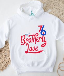 Philadelphia 76ers The City Of Brotherly Love NBA Playoff 2023 logo shirt