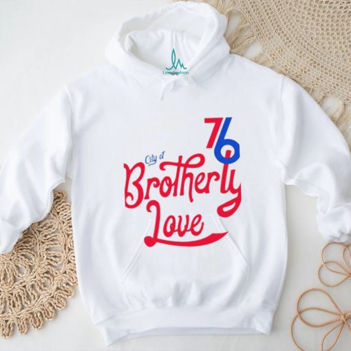 Philadelphia 76ers The City Of Brotherly Love NBA Playoff 2023 logo shirt