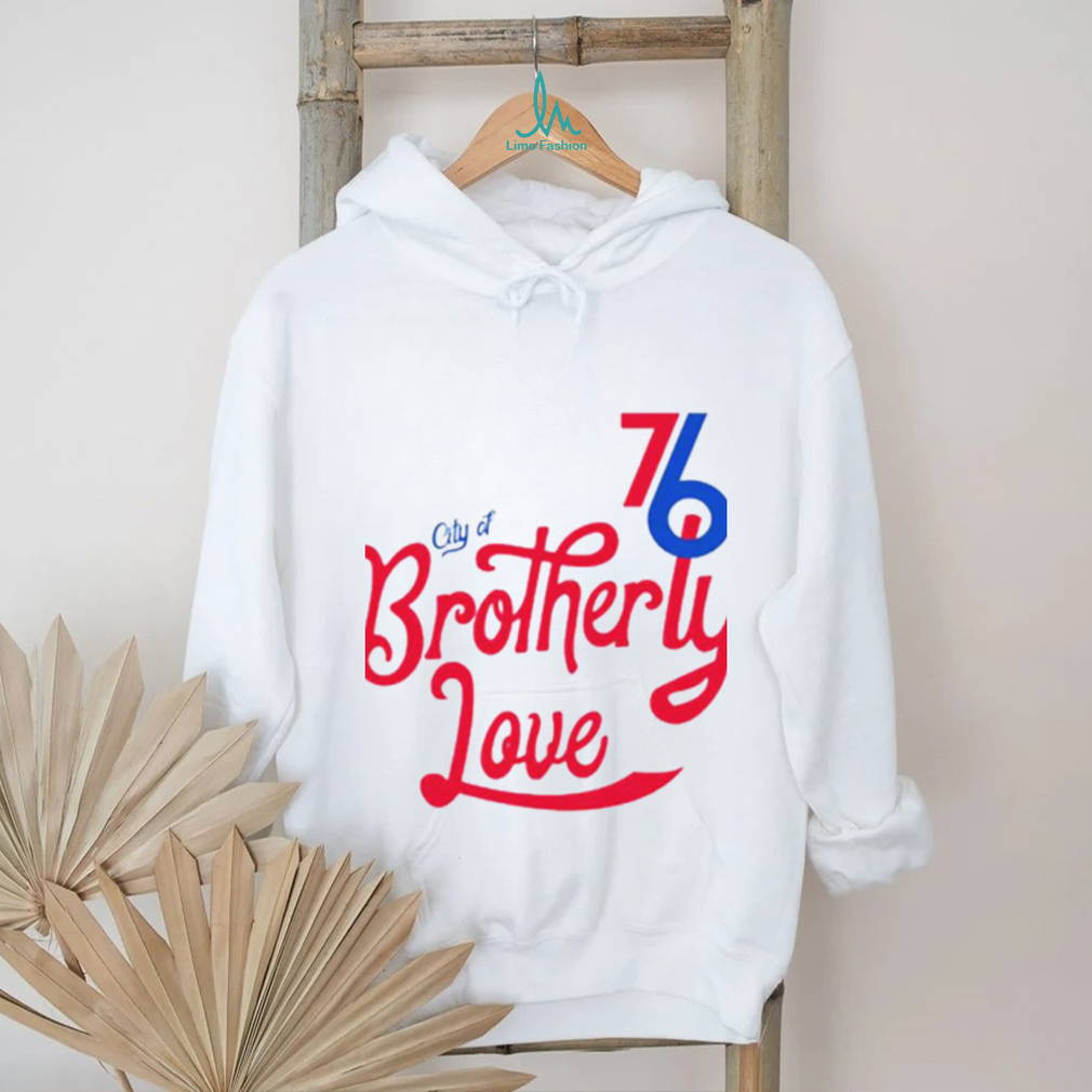 City of Brotherly Love Crewneck Sixers Sweatshirt L 76ers 