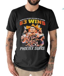 Phoenix Suns Franchise Record For Wins In A Season 63 Wins Shirt