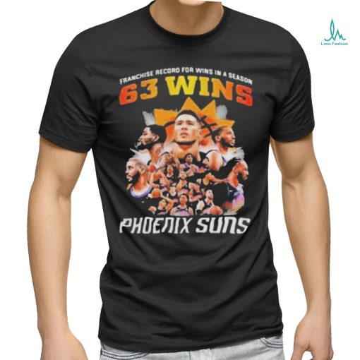 Phoenix Suns Franchise Record For Wins In A Season 63 Wins Shirt