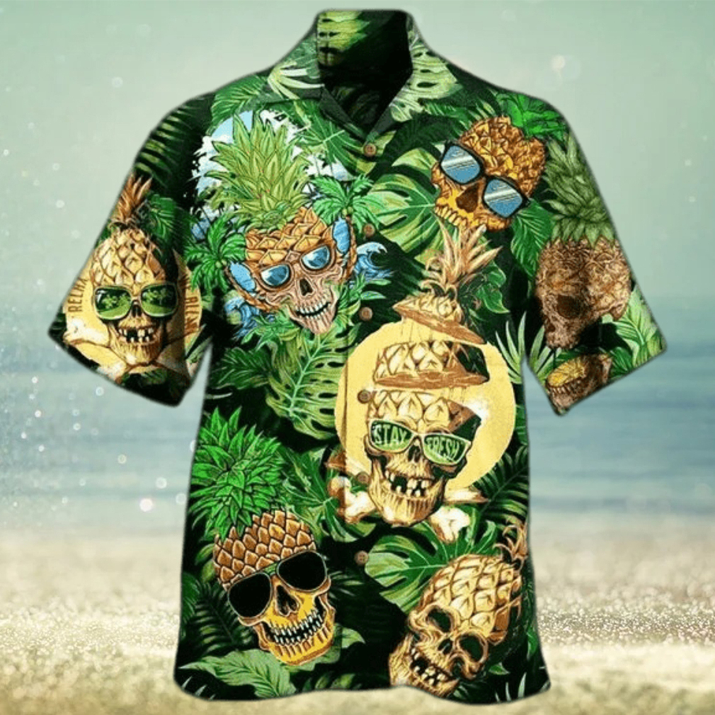 Pineapple Hawaiian Shirt Skull Pineapple 3D Hawaiian Shirt Pineapple Hawaiian Shirt Skull Pineapple 3D Hawaiian Shirt