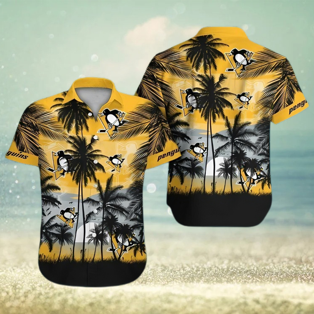 Pittsburgh Penguins Hockey Team 3D Print Hawaii Gift For Summer