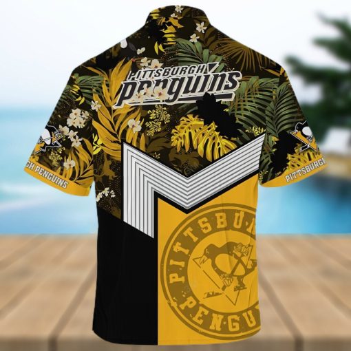 Pittsburgh Penguins NHL Flower Tropical Hawaiian Shirts