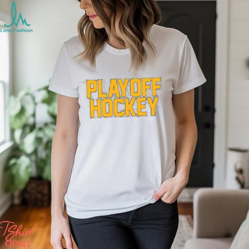 Playoff Hockey Text Shirt