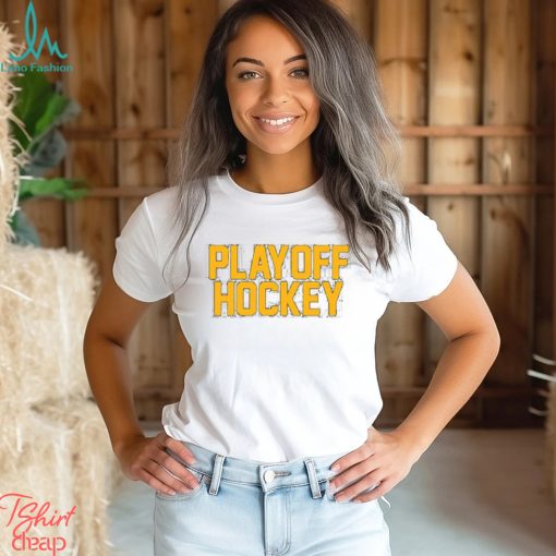Playoff Hockey Text Shirt