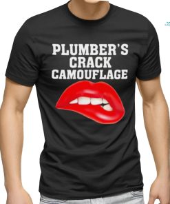 Plumber’s Crack Camouflage Lips Shirt