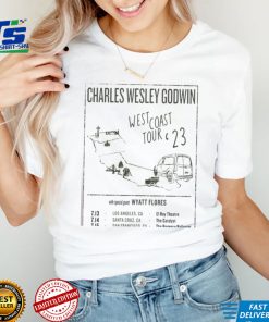 Poster Charles Wesley Godwin 2023 West Coast Tour shirt