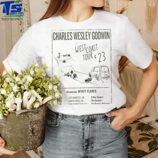 Poster Charles Wesley Godwin 2023 West Coast Tour shirt