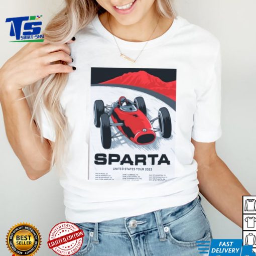 Poster Sparta 2023 United States Tour shirt