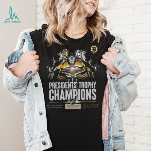 Presidents Trophy Champions NHL Boston Bruins T Shirt