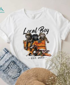 Pups and Duck local boy 2013 retro shirt