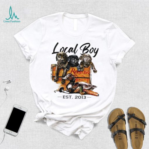 Pups and Duck local boy 2013 retro shirt