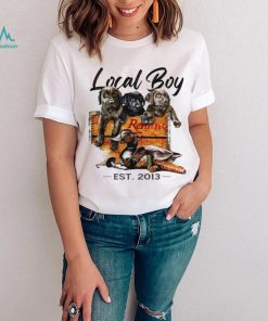 Pups and Duck local boy 2013 retro shirt