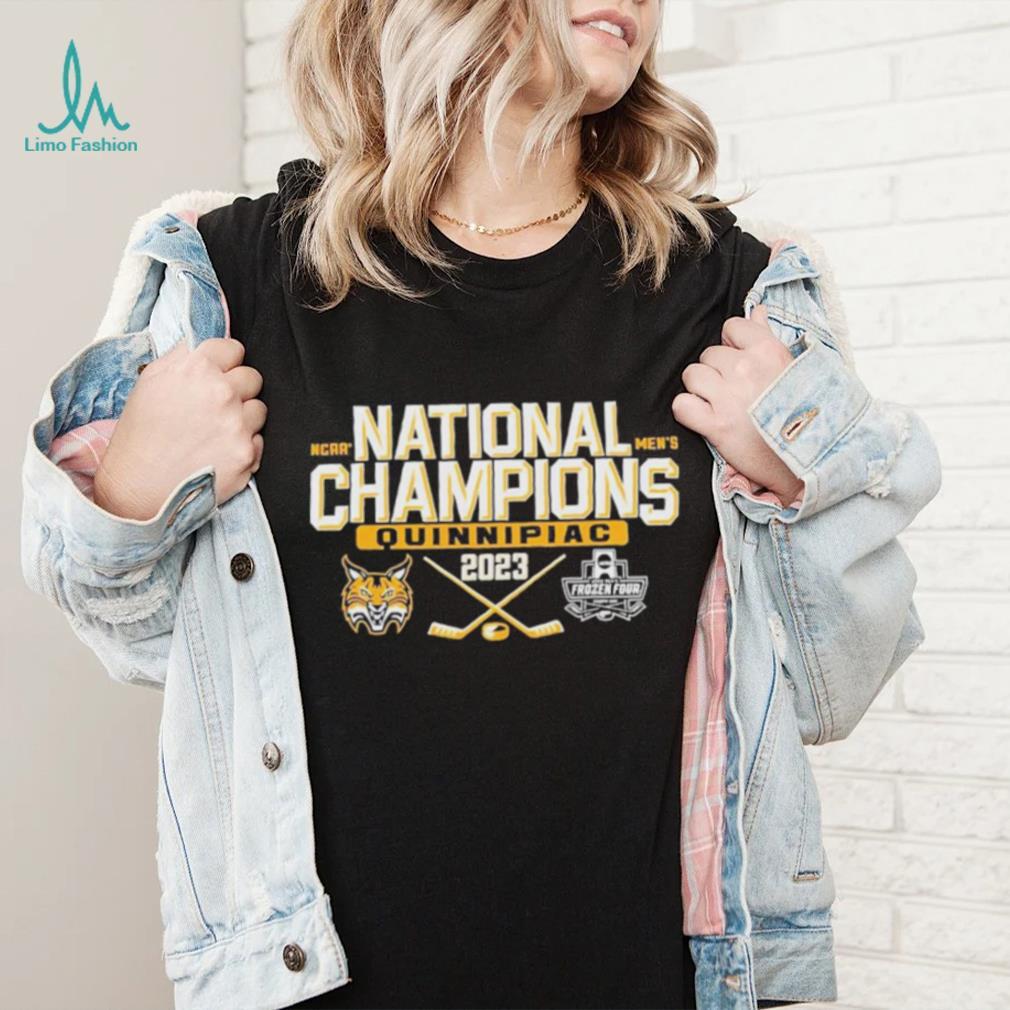 Quinnipiac Bobcats 2023 Ncaa Men’s Ice Hockey National Champions Bracket T Shirt Quinnipiac Bobcats 2023 Ncaa Men’s Ice Hockey National Champions Bracket T Shirt