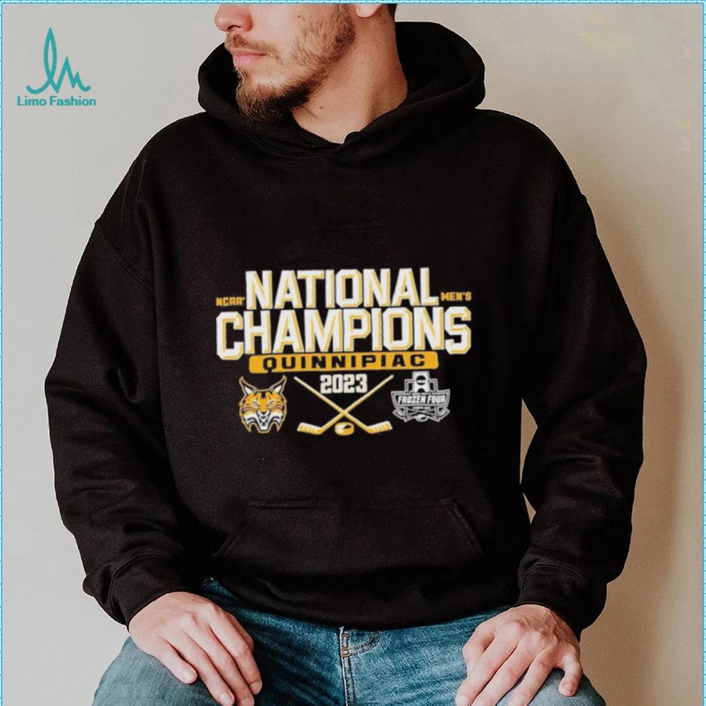 Quinnipiac Bobcats 2023 Ncaa Men’s Ice Hockey National Champions Bracket T Shirt Quinnipiac Bobcats 2023 Ncaa Men’s Ice Hockey National Champions Bracket T Shirt