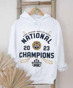 Quinnipiac Bobcats Champion 2023 NCAA Men’s Ice Hockey National Champions Locker Room Shirt
