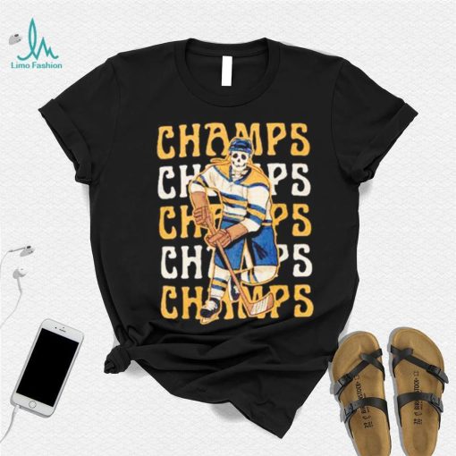 Quinnipiac Bobcats skeleton champs shirt