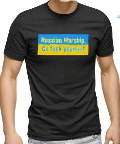 RUSSIAN WARSHIP GO F YOURSELF SHIRT TEE SHIRT